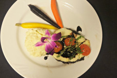 Napoleon Caprese | Parmesan Risotto | Tri Color Carrots